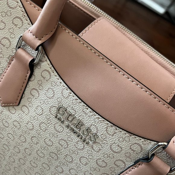 Guess Handbags, Satchel, Light rose and Beige color - Picture 8 of 9